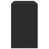 vidaXL Buffet avec tiroir Noir 120 x 41 x 75 cm Bois d'ing&eacute;nierie