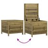 vidaXL Salon de jardin 5 pcs bois de pin impr&eacute;gn&eacute;