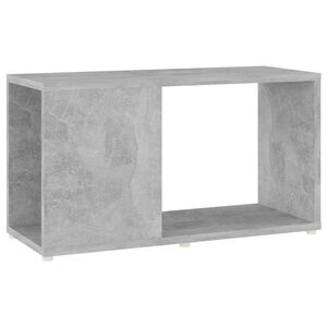 vidaXL Meuble TV Gris b&eacute;ton 60x24x32 cm Bois d'ing&eacute;nierie