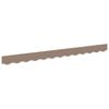 vidaXL Remplacement de lambrequin Taupe 236 x 20 cm Polyester