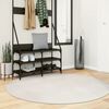 vidaXL Tapis IZA poils courts style scandinave cr&egrave;me &Oslash; 160 cm