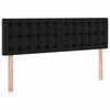 vidaXL Lit avec rangement et LED Noir 140 x 190 cm Cuir synth&eacute;tique