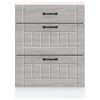 vidaXL Armoire de cuisine Lucca sonoma gris bois ing&eacute;nierie