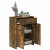 vidaXL Armoire de bain Ch&ecirc;ne fum&eacute; 60x33x80 cm Bois d'ing&eacute;nierie