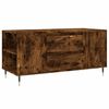 vidaXL Table basse ch&ecirc;ne fum&eacute; 102x44,5x50 cm bois d'ing&eacute;nierie