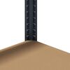 vidaXL &Eacute;tag&egrave;re &agrave; 5 niveaux 2 pcs anthracite acier et bois ing&eacute;nierie