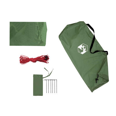 vidaXL Bâche de camping vert 400x294 cm imperméable