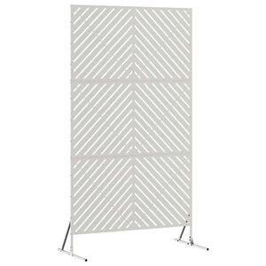 vidaXL &Eacute;cran de confidentialit&eacute; Gris 100 x 50 x 180 cm Acier