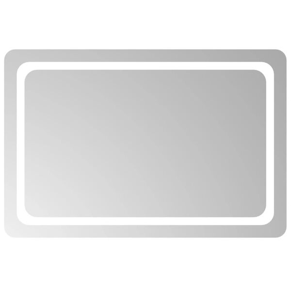 vidaXL Miroir de salle de bain &agrave; LED 90x60 cm