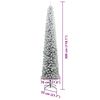 vidaXL Sapin de No&euml;l artificiel Vert 300 cm PVC et acier et plastique