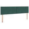 vidaXL Lit de Rangement avec matelas Vert fonc&eacute; 160 x 200 cm Velours