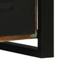 vidaXL Cabinet pour lavabo Marron Bois massif de récupération