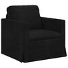 vidaXL Canap&eacute; 2 pcs Noir 158 x 78 x 80 cm Velours