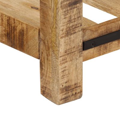 vidaXL Table console 100x35x75 cm bois de manguier massif