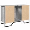 vidaXL Armoire lavabo de salle de bain sonoma gris 91x35x60 cm