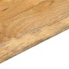 vidaXL Dessus de table 80x70x3,8 cm rectangulaire bois massif manguier