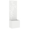 vidaXL &Eacute;cran de confidentialit&eacute; de jardin Blanc 50 x 32 x 150 cm