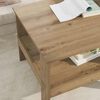 vidaXL Table basse Ch&ecirc;ne artisanal 57 x 55 x 45 cm Bois d'ing&eacute;nierie