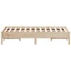 vidaXL Cadre de lit sans matelas 140x190 cm bois de pin massif