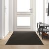 vidaXL Tapis d'entrée Autre Noir 120 x 250 cm Polyamide et PVC