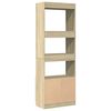 vidaXL Buffet haut 63x33x180 cm ch&ecirc;ne sonoma bois d'ing&eacute;nierie