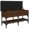 vidaXL Banc &agrave; chaussures ch&ecirc;ne marron 82x32x45 cm bois d'ing&eacute;nierie