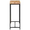 vidaXL Table console 80x30x74 cm bois massif de manguier et fer