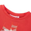 T-shirt pour enfants rouge 116