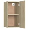 vidaXL Meuble TV Ch&ecirc;ne sonoma 30,5x30x60 cm Bois d&rsquo;ing&eacute;nierie