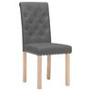 vidaXL Chaises &agrave; manger lot de 6 gris fonc&eacute; tissu