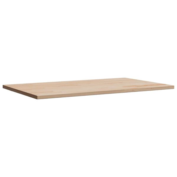 vidaXL Dessus de table 80x50x1,7 cm rectangulaire bois de pin massif