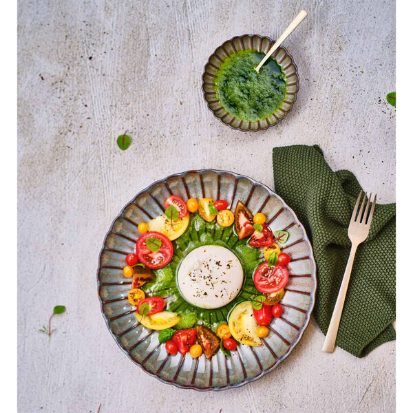 Cosy & Trendy Assiettes plates Astera 4 pcs &Oslash;27,4 cm oc&eacute;an