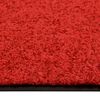 vidaXL Paillasson lavable Rouge 90x150 cm