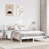 vidaXL Cadre de lit sans matelas blanc 140x200 cm bois de pin massif