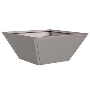 vidaXL Cache-pot de jardin Rouill&eacute; 35 x 35 x 15 cm