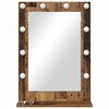 vidaXL Miroir de vanité avec miroir Bois Ancien 70 x 50 x 18 cm