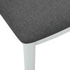 vidaXL Chaise de salle &agrave; manger 2 pcs Blanc et Gris