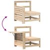 vidaXL Salon de jardin 4 pcs bois massif de pin