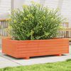 vidaXL Jardini&egrave;re cire marron 90x60x26,5 cm bois de pin massif