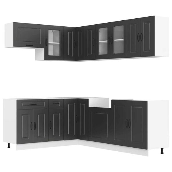 vidaXL Ensemble d'armoires de cuisine 11 pcs Kalmar bois d'ing&eacute;nierie