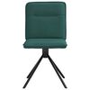 vidaXL Chaises &agrave; manger lot de 6 vert fonc&eacute; tissu