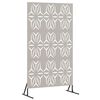 vidaXL &Eacute;cran de confidentialit&eacute; Gris 100 x 50 x 180 cm Acier patin&eacute;