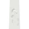 vidaXL Lumi&egrave;re de chemin LED solaire 2 pcs Blanc Acier lamin&eacute; &agrave; froid