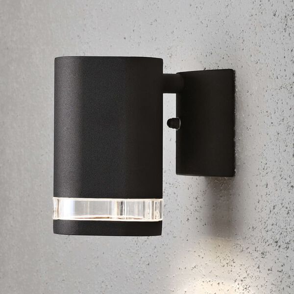 KONSTSMIDE Applique murale Modena simple Noir mat