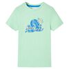 T-shirt pour enfants vert clair 140