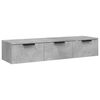vidaXL Armoire murale Gris b&eacute;ton 102x30x20 cm Bois d'ing&eacute;nierie
