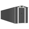 vidaXL Abri de jardin Anthracite 192x938x223 cm M&eacute;tal galvanis&eacute;