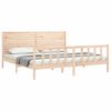 vidaXL Cadre de lit sans matelas bois massif de pin