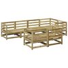 vidaXL Salon de jardin 7 pcs bois de pin impr&eacute;gn&eacute;