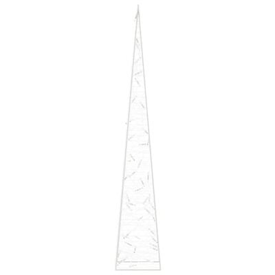 vidaXL Cône lumineux décoratif à LED Acrylique Blanc froid 90 cm